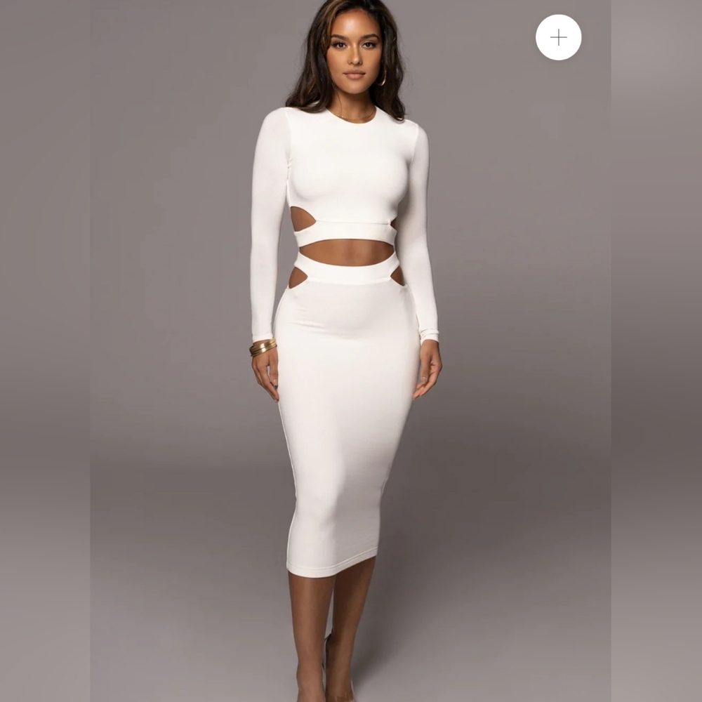 NWT JLux Label Double Take Skirt Set (color BLACK)